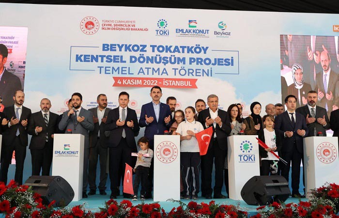 Beykoz Tokatköy Kentsel Dönüşüm Projesi Temel Atma Töreni