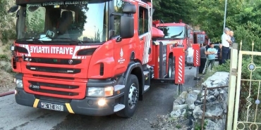 Beykoz'da sabah saatlerinde korkutan yangın