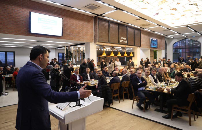 Çevre, Şehircilik ve İklim Değişikliği Bakanı Murat Kurum, AK Parti Beykoz İlçe Başkanlığı tarafından düzenlenen “İş İnsanları ve Esnaf Buluşması” kapsamında Beykozlularla bir araya geldi. 