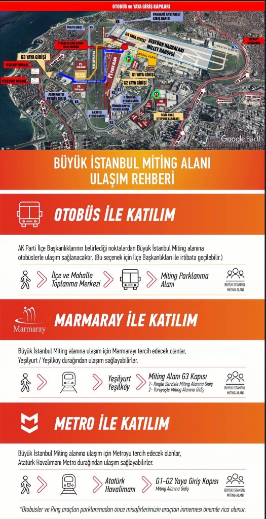 AK Parti'nin İstanbul'daki Yüzyılın Mitingi