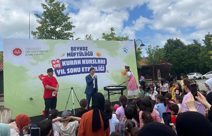 Beykoz’un Kur’an Kurslarında yılsonu şenliği