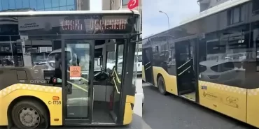 Beykoz’da İETT şoförü aracını bırakıp gitti!
