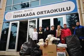 Beykoz’un çocuklarından depremzede arkadaşlarına hediye