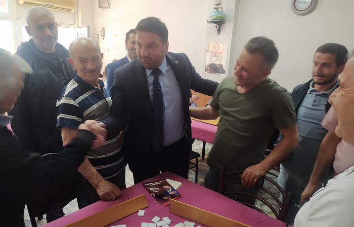 Milletvekili adayı Davut Güloğlu Beykoz’da sahaya indi