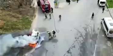 Beykoz’da sürücü canını zor kurtardı!