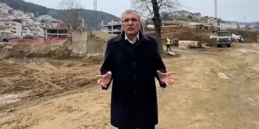 Başkan Aydın kentsel dönüşüm alanından seslendi