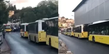 İETT kazası Beykoz’da trafiği felç etti!