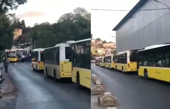 İETT kazası Beykoz’da trafiği felç etti!