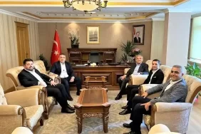 Başkan Aydın’dan yeni Kaymakam Sözer’e ziyaret
