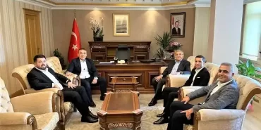Başkan Aydın’dan yeni Kaymakam Sözer’e ziyaret
