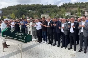 Beykoz muhtarının annesi ebediyete uğurlandı