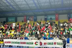 Beykoz maçında Filistin’e destek!