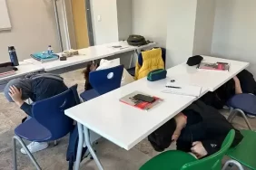 Beykoz’da öğrenciler deprem tatbikatı yaptı