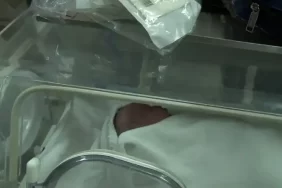 100. yılın ilk bebeği Beykoz'da doğdu