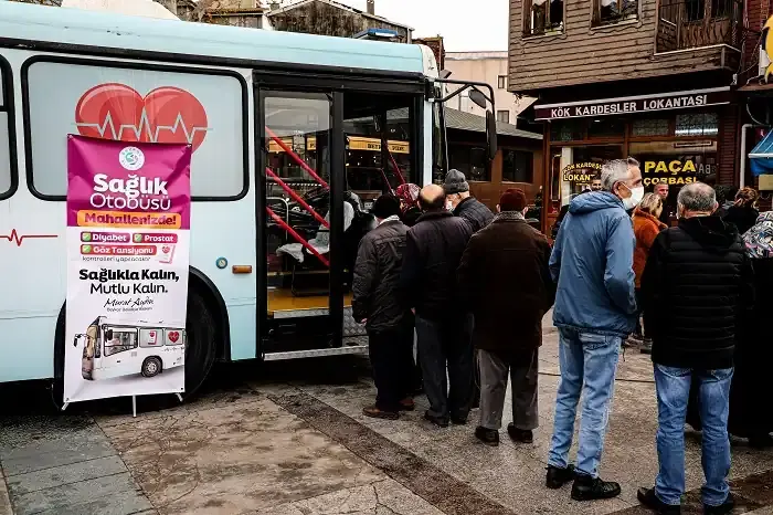 Beykoz’da sağlık otobüsü ile hizmet mahallenizde