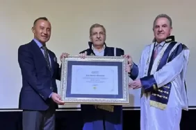 Başkan Murat Aydın’a fahri doktora ünvanı verildi