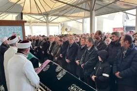 Beykoz’da muhtarın annesi ebediyete uğurlandı