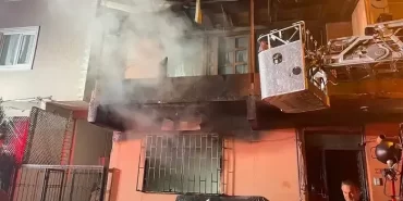 Beykoz'da yangın! Evdekiler gözaltına alındı