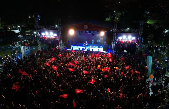 Beykoz'da Ali Kınık coşkusu yaşandı