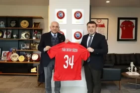 Beykoz Kaymakamı TFF Başkanını ziyaret etti