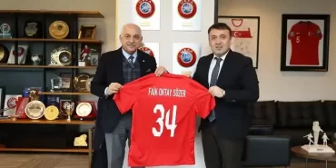 Beykoz Kaymakamı TFF Başkanını ziyaret etti