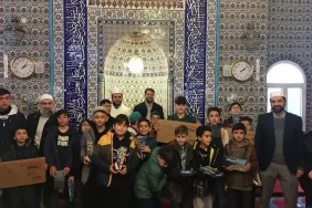 Beykoz’da öğrenciler yarıyıl tatilinde camilerde buluştu