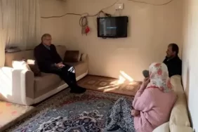 Beykoz Belediye Başkanı depremzede aileyi ziyaret etti