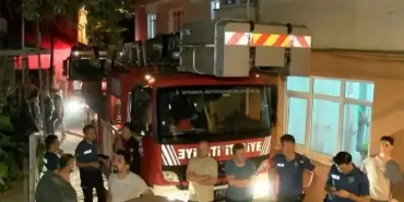Beykoz’da gece yarısı korkutan yangın