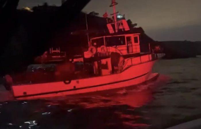 Beykoz Anadolu Fenerinde kaçak avlanan 10 ton balığa el konuldu