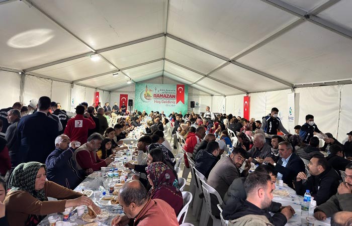 Beykoz Belediyesi Kırıkhan iftar çadırı