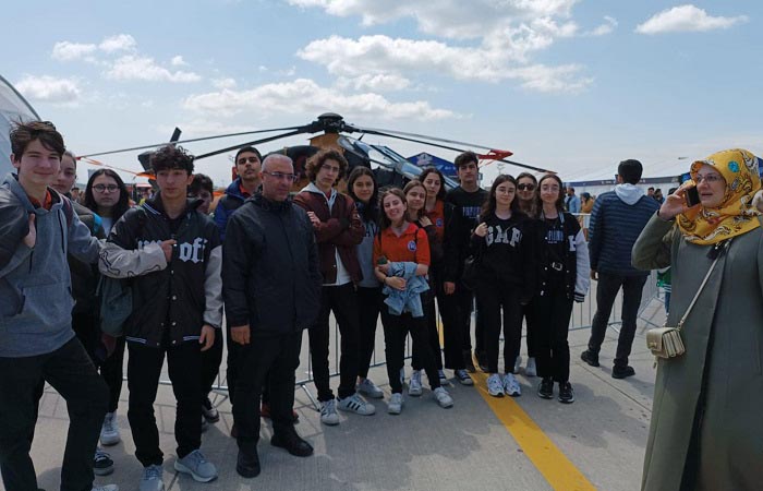 Beykozlu gençler TEKNOFEST’i ziyaret etti