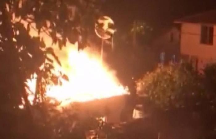 Beykoz’da gece yarısı korkutan yangın