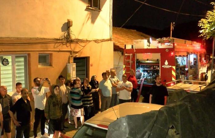 Beykoz’da gece yarısı korkutan yangın