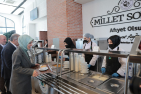 Aile ve Sosyal Hizmetler Bakanı Mahinur Özdemir Göktaş Beykoz Millet Sofrası ziyareti