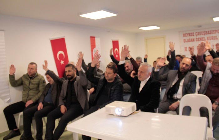 Beykoz Çavuşbaşıspor'da başkan yeniden Yaşar Şahin