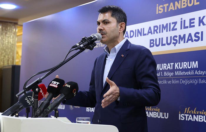 Çevre Şehircilik ve İklim Değişikliği Bakanı Murat Kurum Beykoz'da konuştu