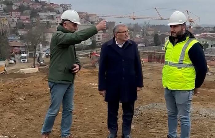 Beykoz Belediye Başkanı Murat Aydın kentsel dönüşüm alanından seslendi