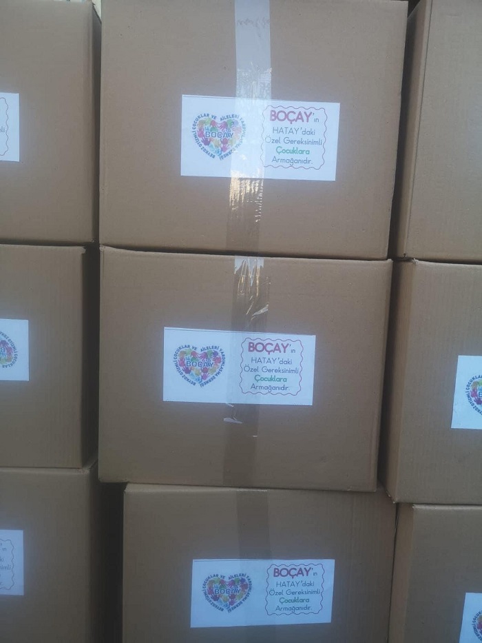 Beykoz'dan Hataylı özel çocuklara sevgi dolu hediyeler