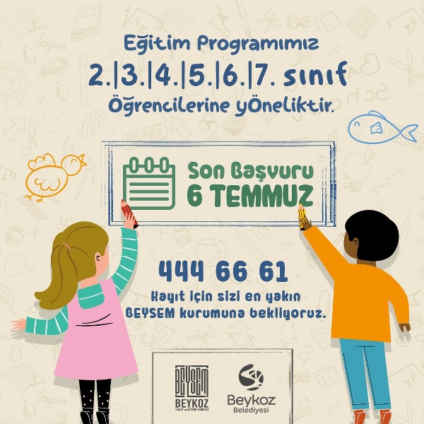 Beykoz'da yaz okulu için kayıtlar başladı!