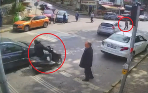 Beykoz’da motosikletli sürücü yaşlı kadına çarpıp kaçtı