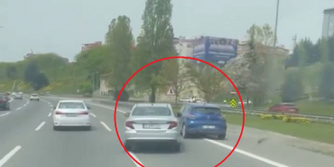 Beykoz’da trafik magandası tehlike saçtı