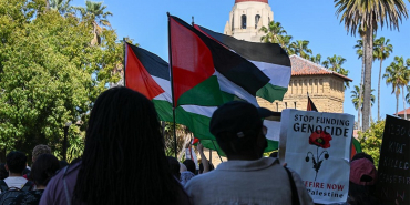 Beykoz’da üniversitelerden ABD'deki öğrencilerin Gazze eylemlerine destek