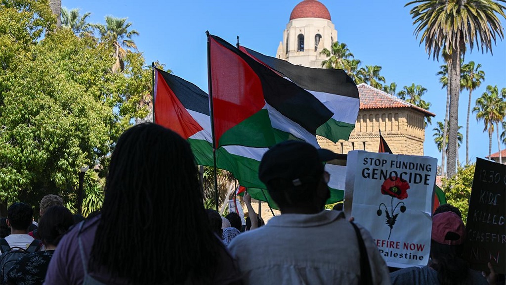 Beykoz’da üniversitelerden ABD'deki öğrencilerin Gazze eylemlerine destek