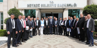 Beykoz muhtarlarından Belediye Başkanı Köseler’e ziyaret