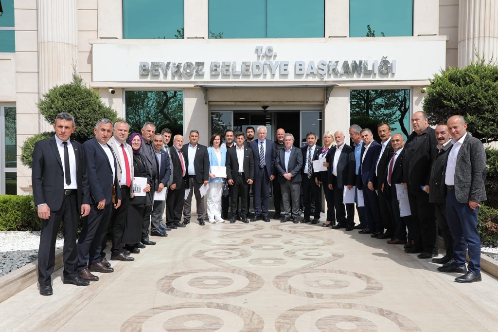 Beykoz muhtarlarından Belediye Başkanı Köseler’e ziyaret