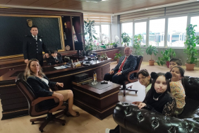 Beykoz polisleri minikleri ağırladı