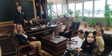 Beykoz polisleri minikleri ağırladı