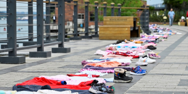 İsrail’in saldırılarını Beykoz’da protesto ettiler