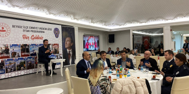 Beykoz Emniyeti şehit polis aileleriyle iftarda buluştu