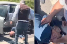 Beykoz’da trafikte saldıran sürücü hastanelik oldu